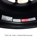 Volk Racing ZE40 Diamond Dark Gunmetal - 17x9.5 +40 - S2000 Spec