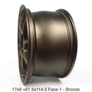 Volk Racing ZE40 Bronze - 17x7.5 +48 & 17x9.0 +61