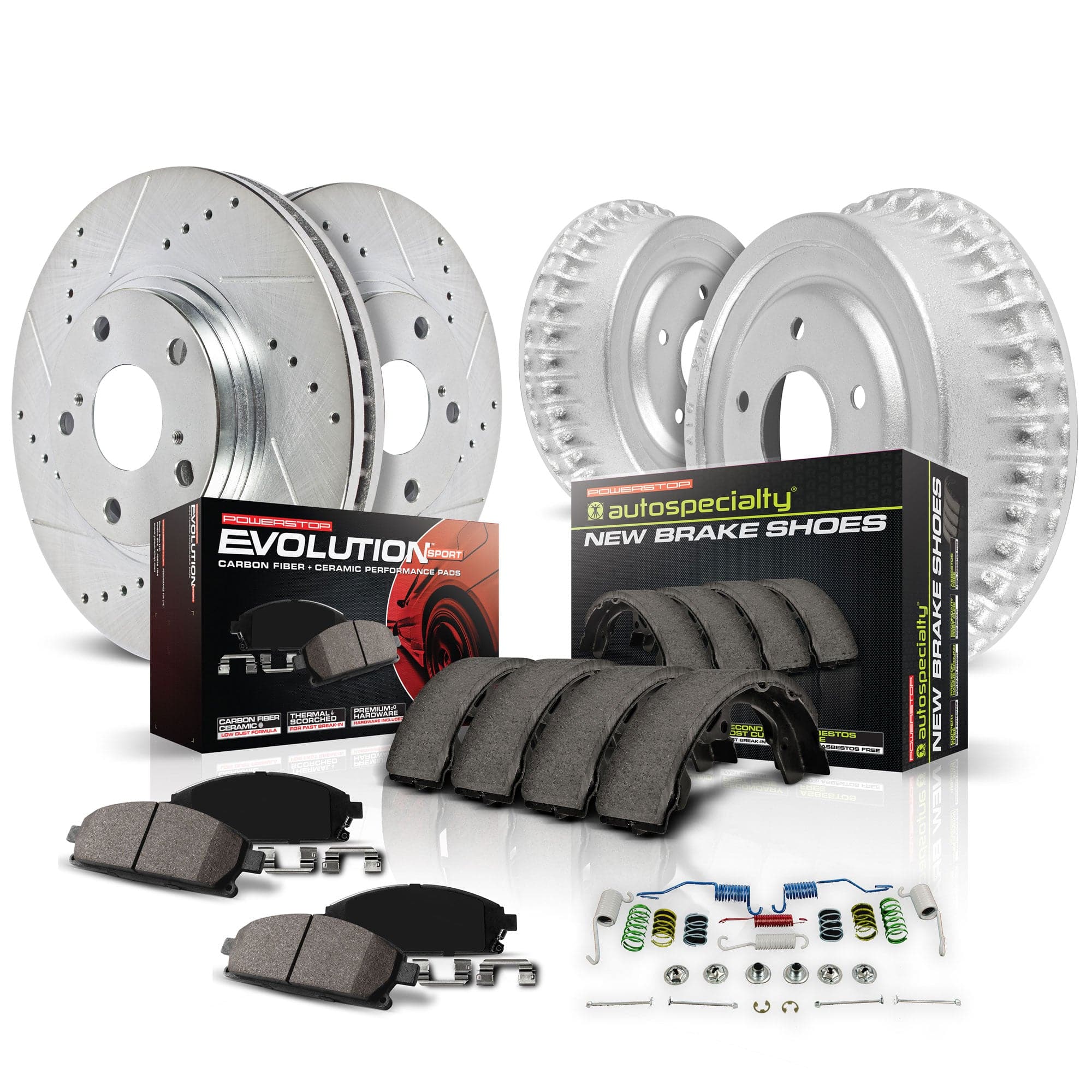 Power Stop 05-21 Toyota Tacoma Front & Rear Z23 Evolution Sport Brake Kit (psbK15231DK)